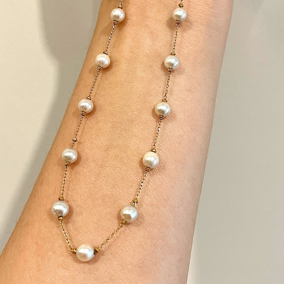 Akoya Pearl Necklace 18K - Picture 4 of 4